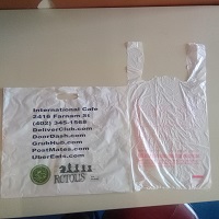  International Cafe Custom Take Out Bags 