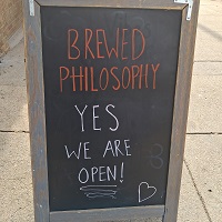  Brewed Philosophy Cafe 13th Street Coffee 2026-02-14 Sat Grand Opening 