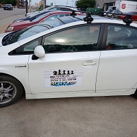  Kelli custom car door magnetic sign 