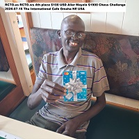 Bior Chol 1st place $1000.00 USD 
