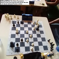  Scott (black) defeated Prentiss (white)  