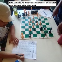  round 1 Rithvik Mihir final board 